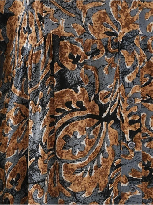 Bedrukte maxi-jurk met v-hals bdart - Kiabi