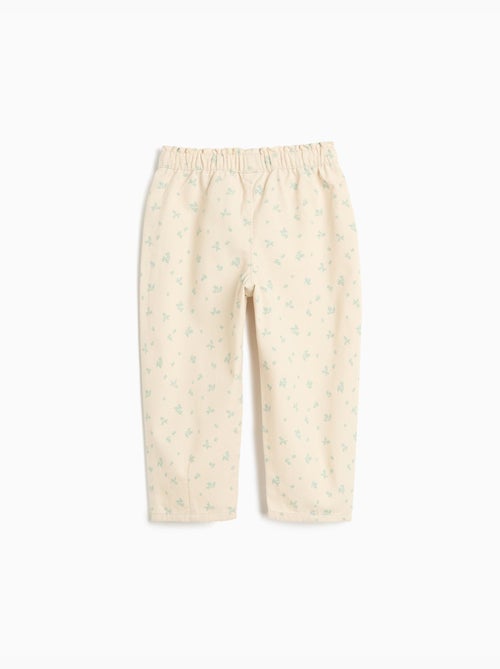 Bedrukte papieren zakbroek, mo fashion - Kiabi