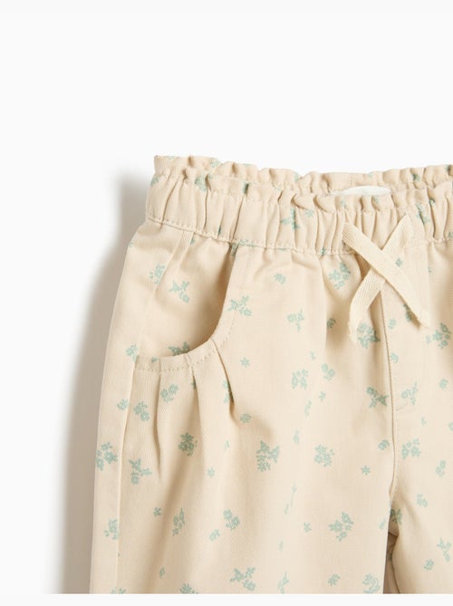 Bedrukte papieren zakbroek, mo fashion - Kiabi