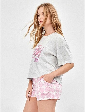 Bedrukte pyjama collectie the beatles