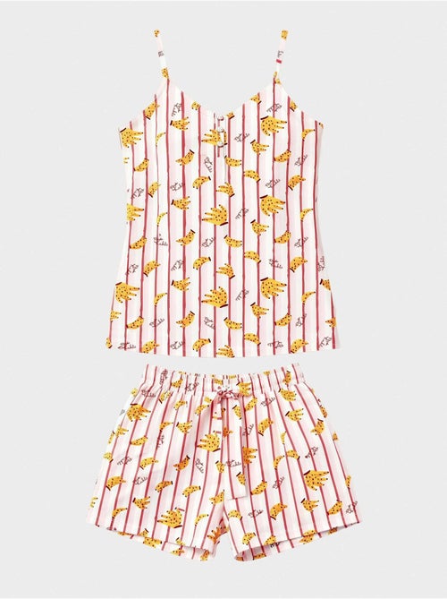 Bedrukte pyjama met fruit uit de frida collectie - Kiabi