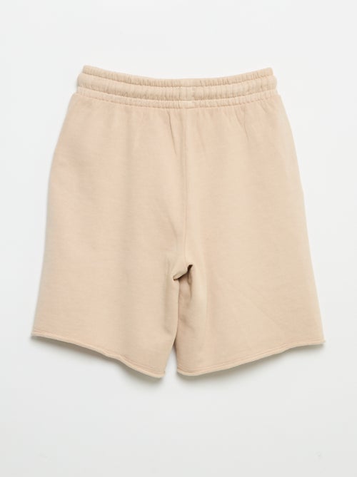 Bedrukte short van lichte molton - Kiabi