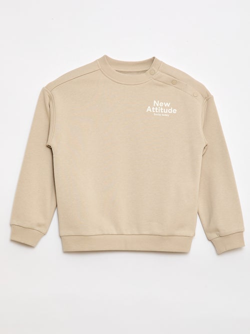 Bedrukte sweater - Gemakkelijk aan te trekken collectie - Kiabi