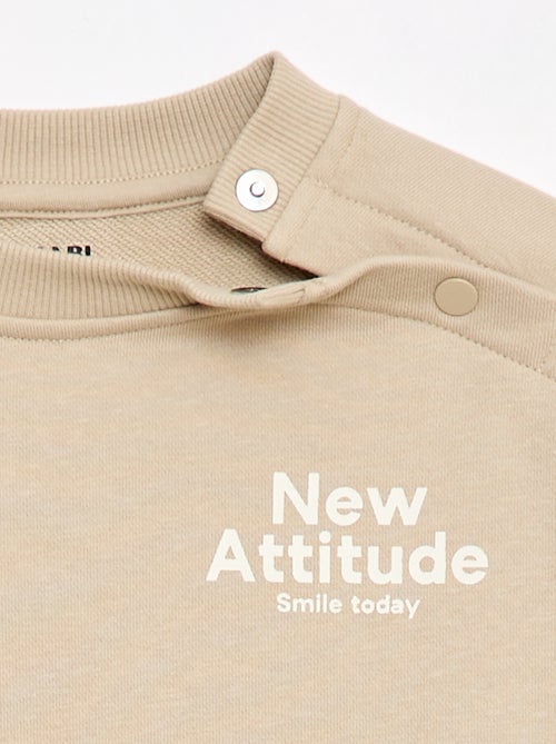 Bedrukte sweater - Gemakkelijk aan te trekken collectie - Kiabi