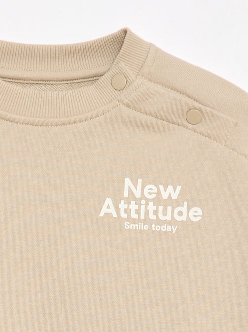 Bedrukte sweater - Gemakkelijk aan te trekken collectie - Kiabi