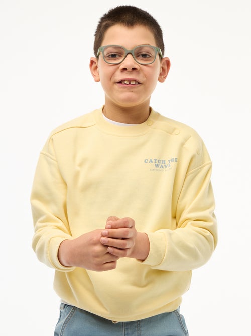 Bedrukte sweater - Makkelijk aan te trekken collectie - Kiabi