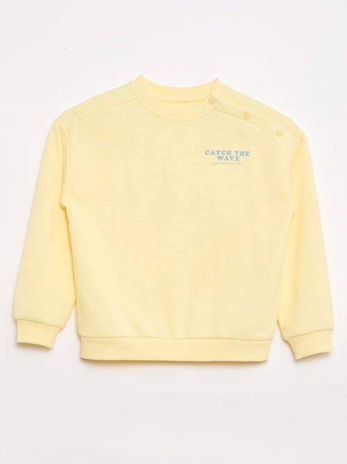 Bedrukte sweater - Makkelijk aan te trekken collectie - Kiabi