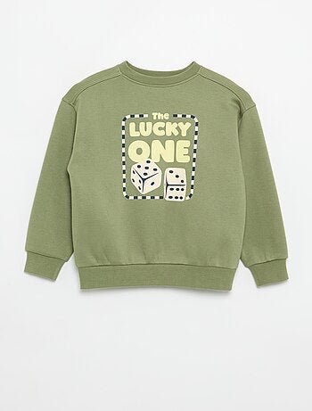 Bedrukte sweater