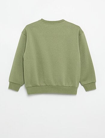 Bedrukte sweater