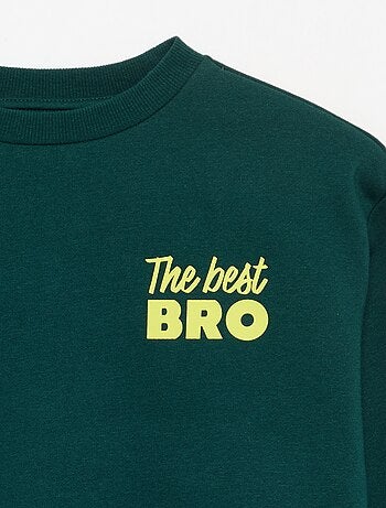 Bedrukte sweater
