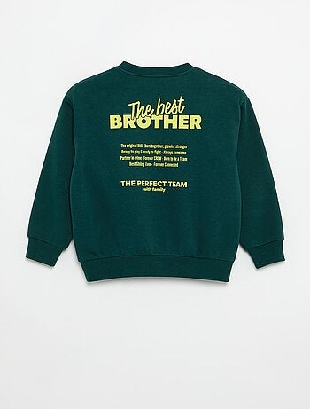 Bedrukte sweater