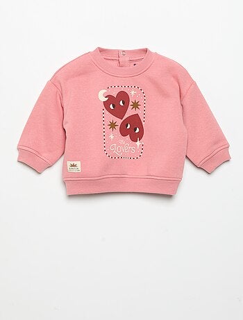 Bedrukte sweater met lange mouwen