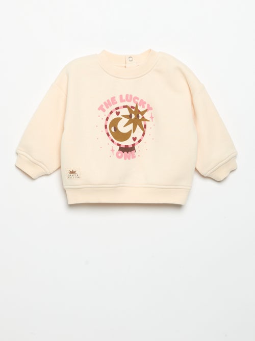 Bedrukte sweater met lange mouwen - Kiabi