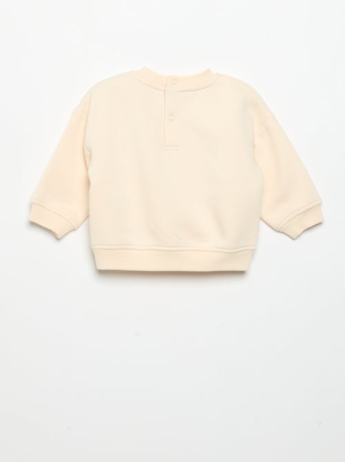 Bedrukte sweater met lange mouwen - Kiabi