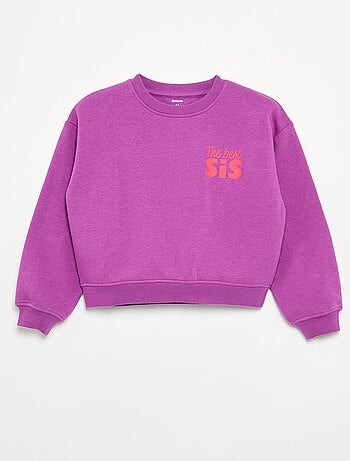 Bedrukte sweater