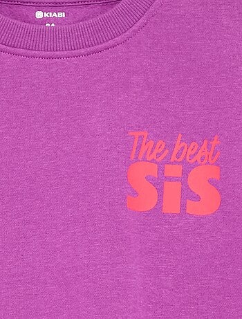 Bedrukte sweater