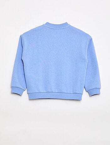 Bedrukte sweater van lichte molton - Makkelijk aan te trekken collectie
