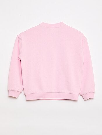 Bedrukte sweater van lichte molton - Makkelijk aan te trekken collectie