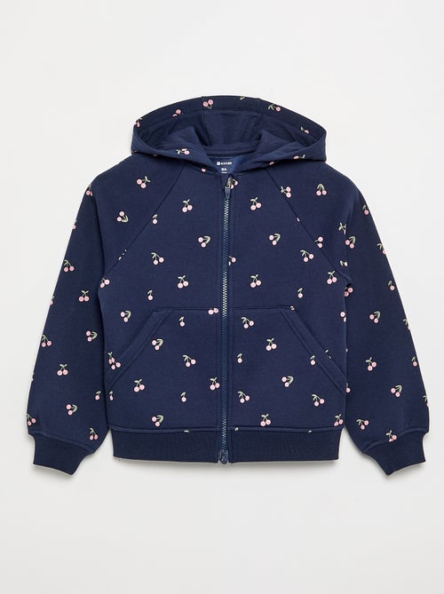 Bedrukte sweater van molleton - gemakkelijk aan te trekken collectie - Kiabi