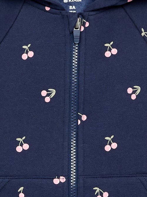 Bedrukte sweater van molleton - gemakkelijk aan te trekken collectie - Kiabi