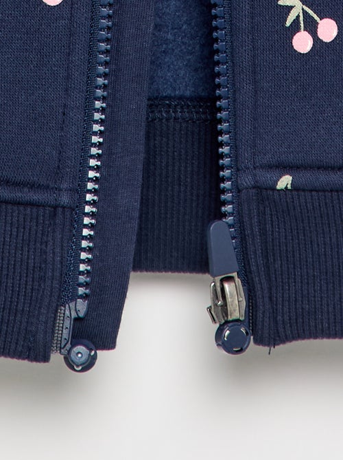 Bedrukte sweater van molleton - gemakkelijk aan te trekken collectie - Kiabi