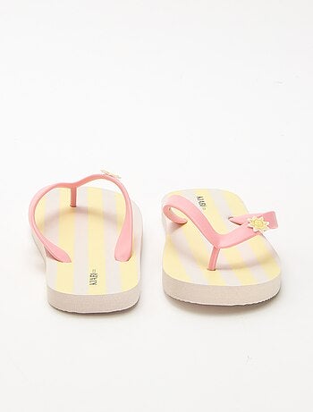 Bedrukte teenslippers