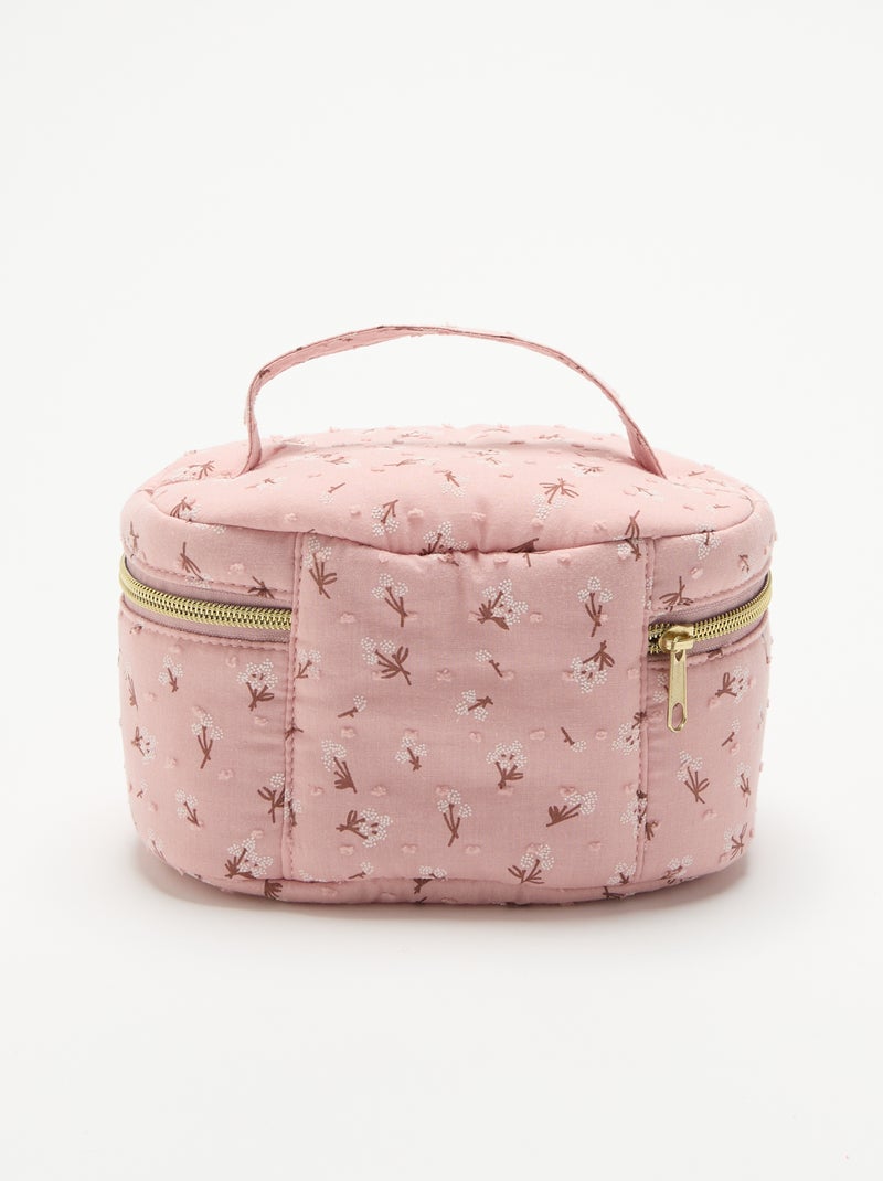 Bedrukte toilettas Rose - Kiabi