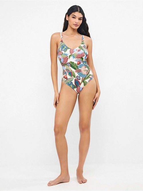 Bedrukte tribal plus size badpak - Kiabi