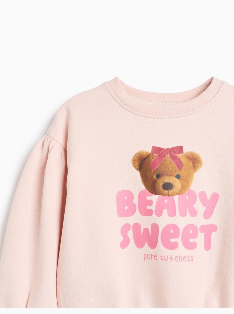 Bedrukte trui, mo fashion Roze - Kiabi