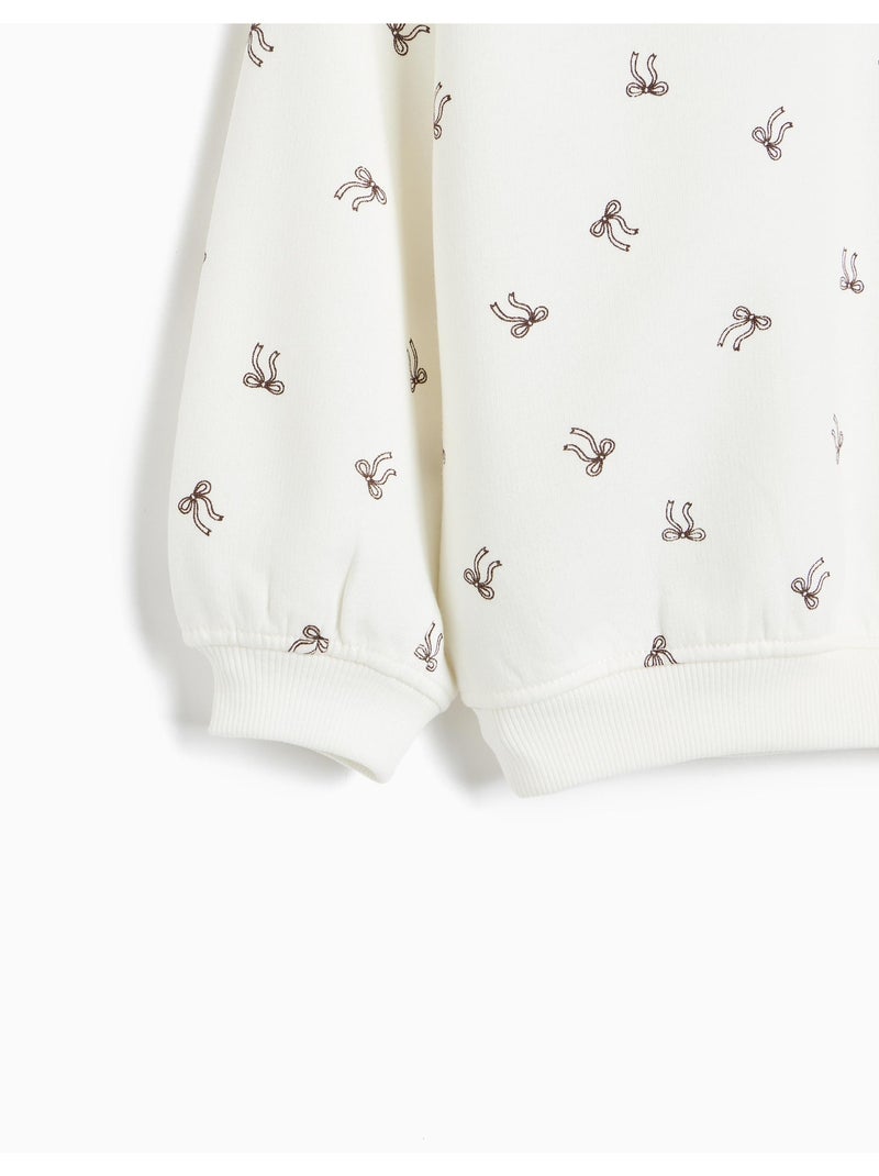 Bedrukte trui, mo fashion Wit - Kiabi