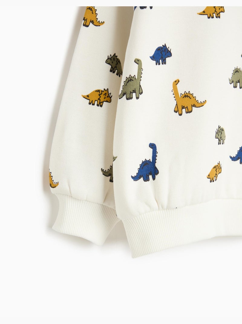 Bedrukte trui, mo fashion Wit - Kiabi
