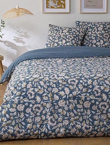 Bedset katoen percalé omkeerbaar FRIDA bloemen Future Home