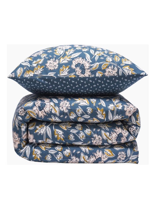 Bedset katoen percalé omkeerbaar FRIDA bloemen Future Home - Kiabi Bedset katoen percalé omkeerbaar FRIDA bloemen Future Home - Kiabi