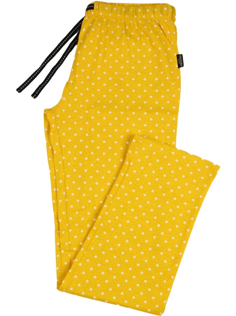 Bee-loved pyjamatop met lange mouwen en broek Geel - Kiabi