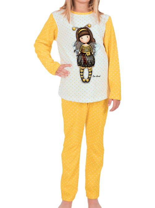 Bee-loved pyjamatop met lange mouwen en broek - Kiabi Bee-loved pyjamatop met lange mouwen en broek - Kiabi