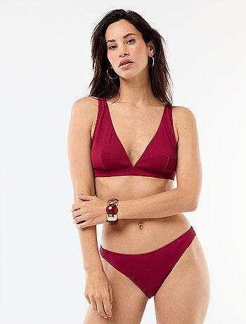 Beha badpak met foulardmodel van jerseytricot met textuur