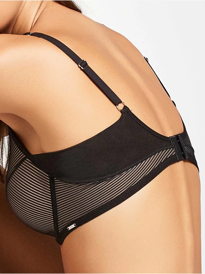 Beha capaciteit rugverkleiner infinity band™ cups c, d en e Zwart - Kiabi