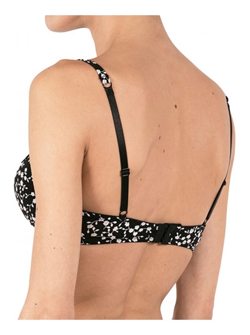 Beha push-up dames set van 2 Zwart Wit - Kiabi