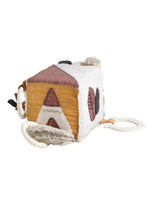 Beige fluwelen speelblok voor baby's - Kiabi Beige fluwelen speelblok voor baby's - Kiabi