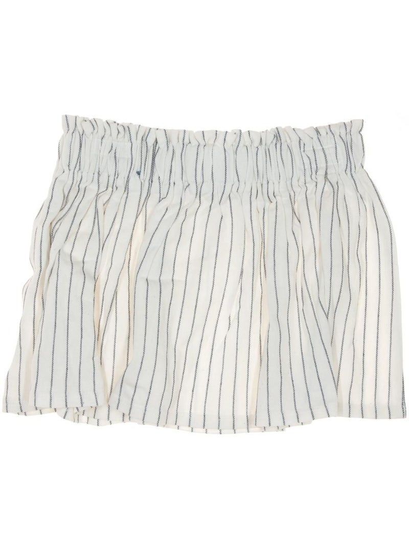 Beige gestreepte meisjesrok EOM Relome Beige - Kiabi