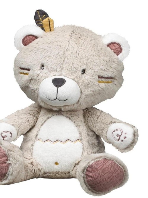 Beige pluche knuffelbeer - Kiabi Beige pluche knuffelbeer - Kiabi