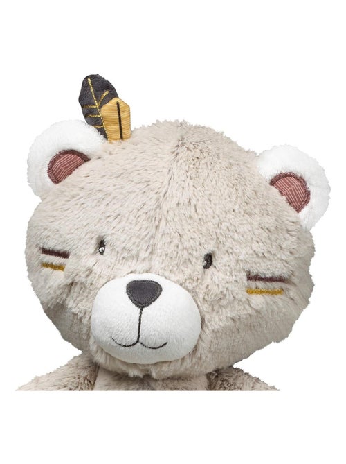 Beige pluche knuffelbeer - Kiabi Beige pluche knuffelbeer - Kiabi
