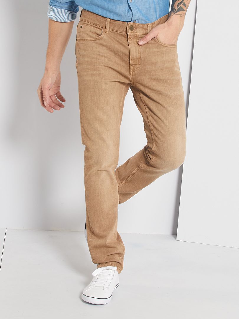 Beige slimfit jeans Beige Kiabi 20.00€