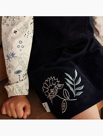 Belle de nuit kinderjurk van corduroy