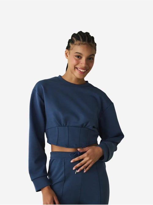Belle line crop sweatshirt met ronde hals penti - Kiabi