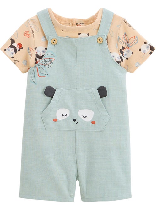 Bento babyoveralls en t-shirtset - Kiabi