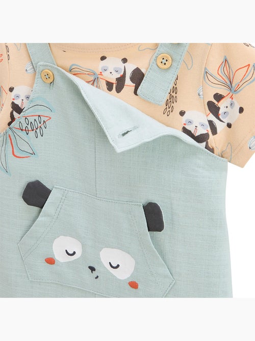 Bento babyoveralls en t-shirtset - Kiabi