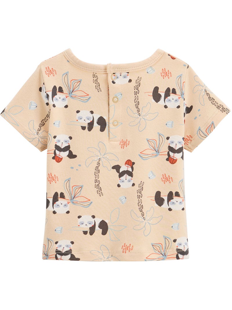 Bento babyoveralls en t-shirtset Groen - Kiabi