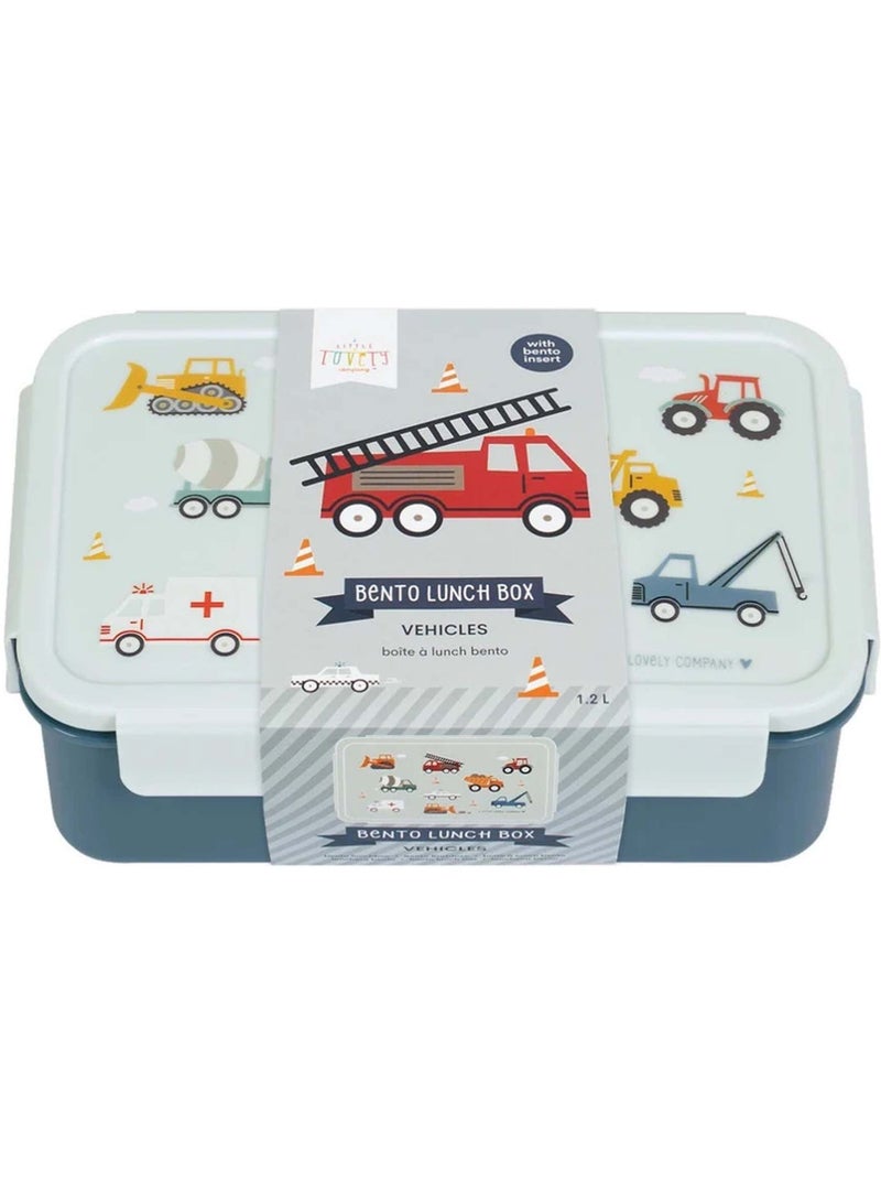 Bento lunchbox voor kinderen | a little lovely company Lichtblauw - Kiabi