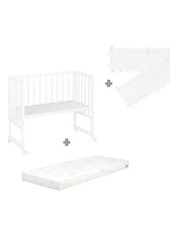 Berceau cododo 3en1 avec matelas et accessoires - roba
